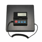 Portable Plastic Electronic Scale Black