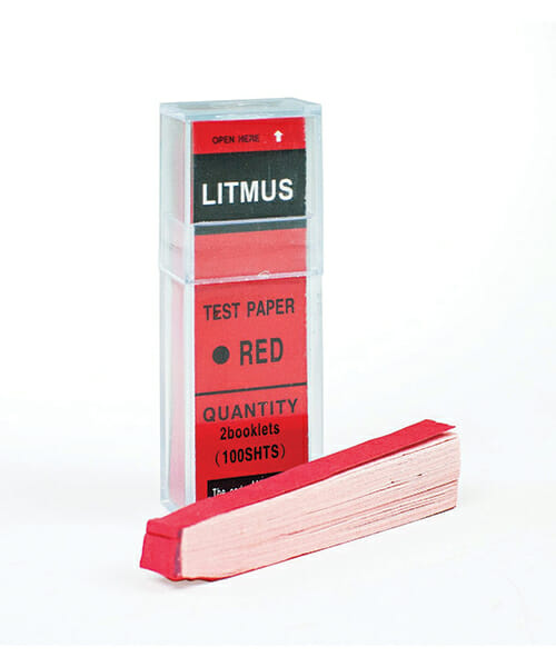 Red Litmus Test Paper 100 Pcs