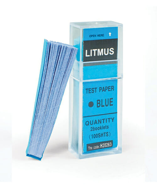 Blue Litmus Test Paper 100 Pcs