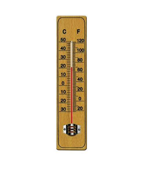 Wooden Thermometer Small