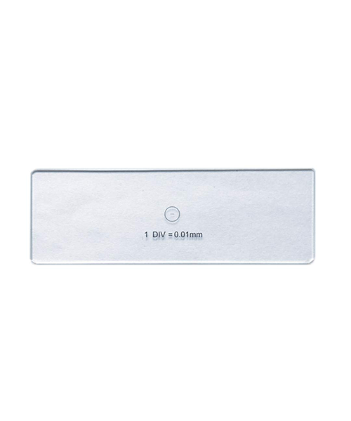 Microscope Stage calibration glass slide with 0.01MM